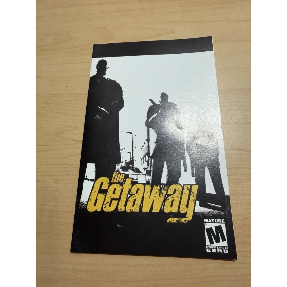 Getaway (Sony PlayStation 2, 2003). Excellent condition. CIB.